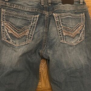 Men's Blue Jeans with Distressed Detailing BKE